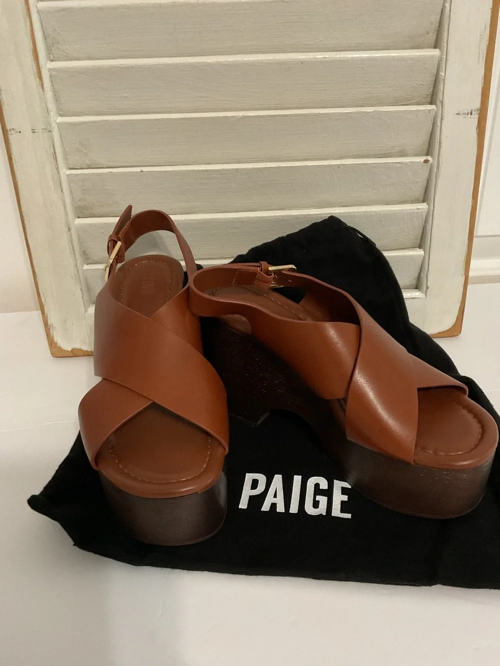 Paige Reid Sandal Platform Size 9